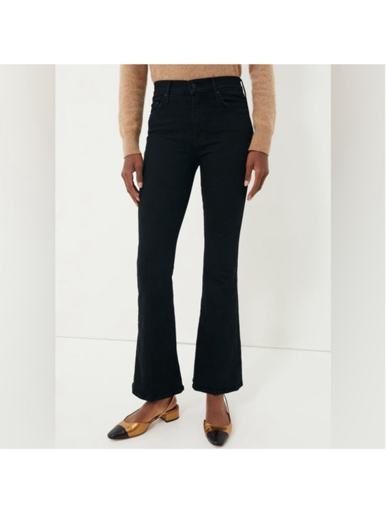 MOTHER Denim - MOTHER The Weekender Flare Jeans Sz 24 Not Guilty Black EUC